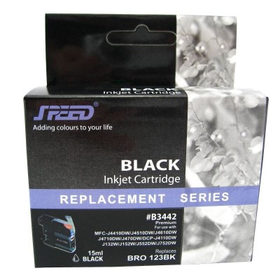 Cartus compatibil LC123BK Black pentru imprimante inkjet Brother foto