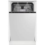 Masina de spalat vase incorporabila Beko BDIS38040A, 10 seturi, 8 programe, Hygiene Intense, Motor ProSmart Inverter, Clasa C, Alb