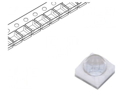 LED UV 5W 30&amp;deg; 700mA 400-410nm SMD 3535 foto