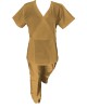 Costum Medical Pe Stil, Bej cu Elastan, Model Marinela - 2XL, S