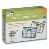 &Icirc;nvăț ușor la Mate: 50 de hărți mentale - Volumul II - Cls. a III-a a IV-a a V-a - Editura DPH