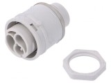 Conector Alimentare AC Push-In 16A 250V 0,5-2,5mm2 Tată