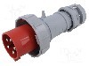 Conector alimentare AC, IEC 60309, IP67, 63A, 0,4kV, 5 pini, TAIZHOU BAOLUDA ELECTRIC - QX1114