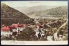 Sinaia 1906 Vedere generala - printata, color, circulata catre Belgia, timbru rupt, stampile lizibile, Editura Maier si Stern