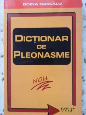 DICTIONAR DE PLEONASME-DOINA DASCALU-271900 foto