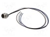 Conector 7/8 tată 4 pini drept IP67 cu cabluri LUTRONIC 0,5m