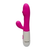 Armony-Abby Vibrator &amp; Stimulator 16 Viteze Roz-Silicon, 12 Trepte