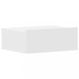 Cumpara ieftin Noptiera suspendata, alb, 40x30x15 cm, lemn prelucrat