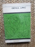Genul liric - MARGARETA IORDAN