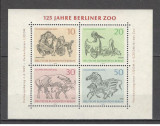 Berlin.1969 125 ani Gradina Zoologica:Animale-Bl. SB.782, Nestampilat