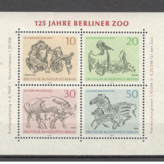 Berlin.1969 125 ani Gradina Zoologica:Animale-Bl. SB.782
