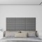 vidaXL Panouri perete 12 buc. gri 60x15 cm, piele ecologică, 1,08 m&sup2;
