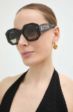 Cumpara ieftin Philipp Plein ochelari de soare femei, culoarea negru, SPP098M_530700