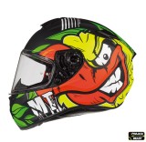 Cumpara ieftin Casca integrala pentru scuter - motocicleta MT Targo Truck A2 galben fluor mat &ndash; tip MT-V-14 S (55/56cm)