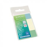 BLOC NOTITE MINI ADEZIVE 20X50MM 4X50F GREENLINE, Herlitz