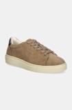 Gant sneakers din piele intoarsă Julice culoarea bej, 29533718 G188
