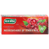 Ceai Zmeura si Merisoare, Belin, 40g