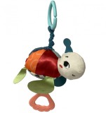 Jucarie interactiva de agatat pentru carucior si patut, broscuta, 20x12 cm NippleBaby