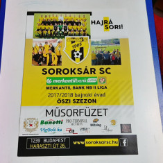 program prezentare 2017-2018 SC Soroksar