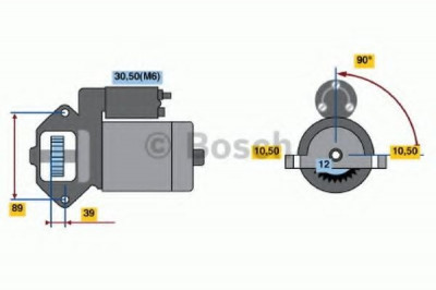 Starter FORD TRANSIT platou / sasiu (2013 - 2016) BOSCH 0 986 021 810 foto