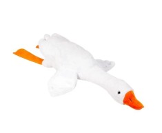 Jucarie de plus gasca alba 50 cm, moale si pufoasa pentru copii