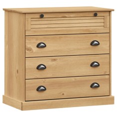 Comoda cu sertare VIGO, 80x40x76 cm, lemn masiv de pin foto