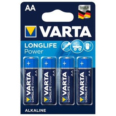 Baterii Alcaline Varta Longlife Power AA, 4 buc foto