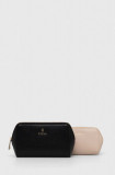 Furla punga cosmetice 2-pack culoarea negru