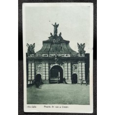 Carte postala, lba Iulia Poarta de Sus a Cetatii, 1925