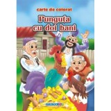 Carte de colorat - Punguta cu 2 bani