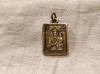 RUSIA vechi MEDALION aurit FECIOARA MARIA cu PRUNCUL ISUS marcat EXCEPTIONAL