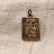 RUSIA MEDALION FECIOARA MARIA cu PRUNCUL ISUS marcat VECHI aurit EXCEPTIONAL