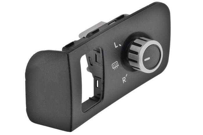 Buton reglare oglinzi, comutator Vw Caddy 2004-, Touran 2003-, Cromata, NTY EWS-VW-104