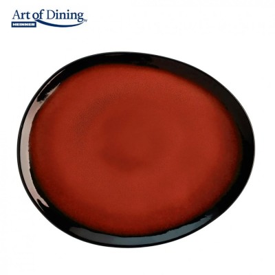 FARFURIE OVALA CERAMICA 28 CM, VULCANO, ART OF DINING BY foto