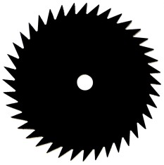 ProGARDEN Disc motocoasa de umar, 40 dinti, 254mm, 25.4mm ProAdvanced PowerfulTools