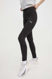 Puma colanti HER femei, culoarea negru, neted, 677890