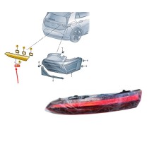 Lampa spate VW ID.3, 03.2023-, partea dreapta, Farba, LED; interior,