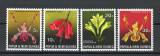 Papua New Guinea 1969 Mi 161/64 MNH, nestampilat - Flori, Flora