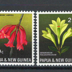 Papua New Guinea 1969 Mi 161/64 MNH, nestampilat - Flori