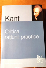 I. Kant, CRITICA RATIUNII PRACTICE foto