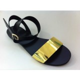 Sandale de dama din piele Black Golden