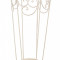 Suport umbrele fier forjat alb patinat Charlotte 27 cm x 27 cm x 55 H Elegant DecoLux