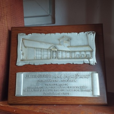 AMS# - PLACHETA CENTRULUI CULTURAL ACAD. EUGEN SIMION DUMBRAVENI 2021 foto