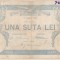 ROMANIA 100 LEI Octobre Octombrie 1907 Uzata