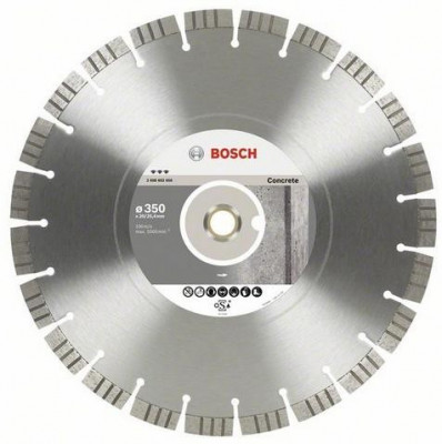 Bosch Best disc diamantat 350x20/25.4x2.8x15 mm pentru beton foto