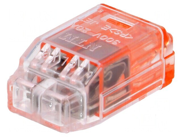 Bornă cu arc QLX cu eliberare rapidă 1,5-2,5mm2 300V 20A