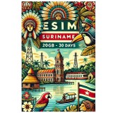 ESIM Suriname 20GB 30Days Standard