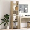 VidaXL Bibliotecă, stejar Sonoma, 40x35x180 cm, lemn prelucrat 803401