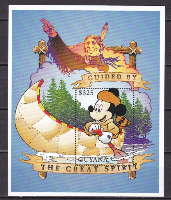 Guyana 1996 Disney Mickey si prietenii MI bl.515 MNH