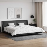 vidaXL Duvet Iarna cu 2 Perne, Microfibra, 200x200cm, Alb - Pilota Calduroasa, Set 3 Piese, Lavabila